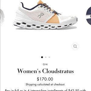On cloud cloudstratus size 6.5 women’s
